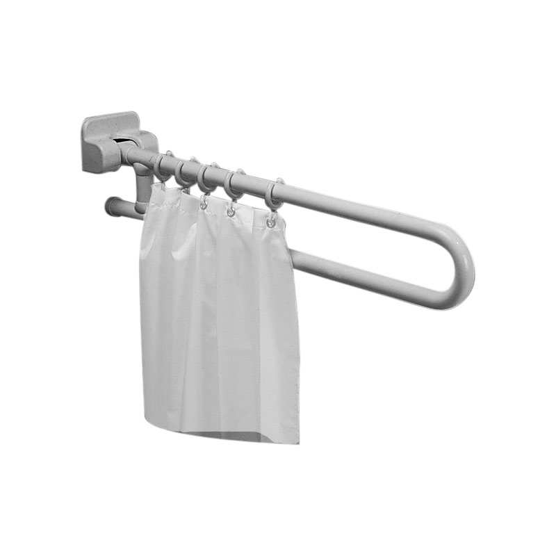 Design With Safety Shower Trays Cabins And Accessories Folding Shower Splash Guard Grab Bar