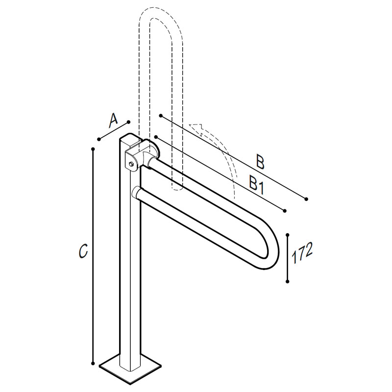 Design With Safety Grab Rails Safety Folding Grab Bars Maxima